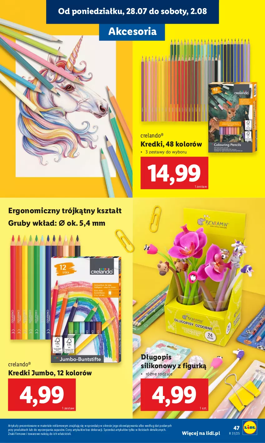 Gazetka promocyjna Lidl - KATALOG GOTOWI DO SZKOŁY - ważna 21.07 do 30.08.2025 - strona 49 - produkty: Długopis