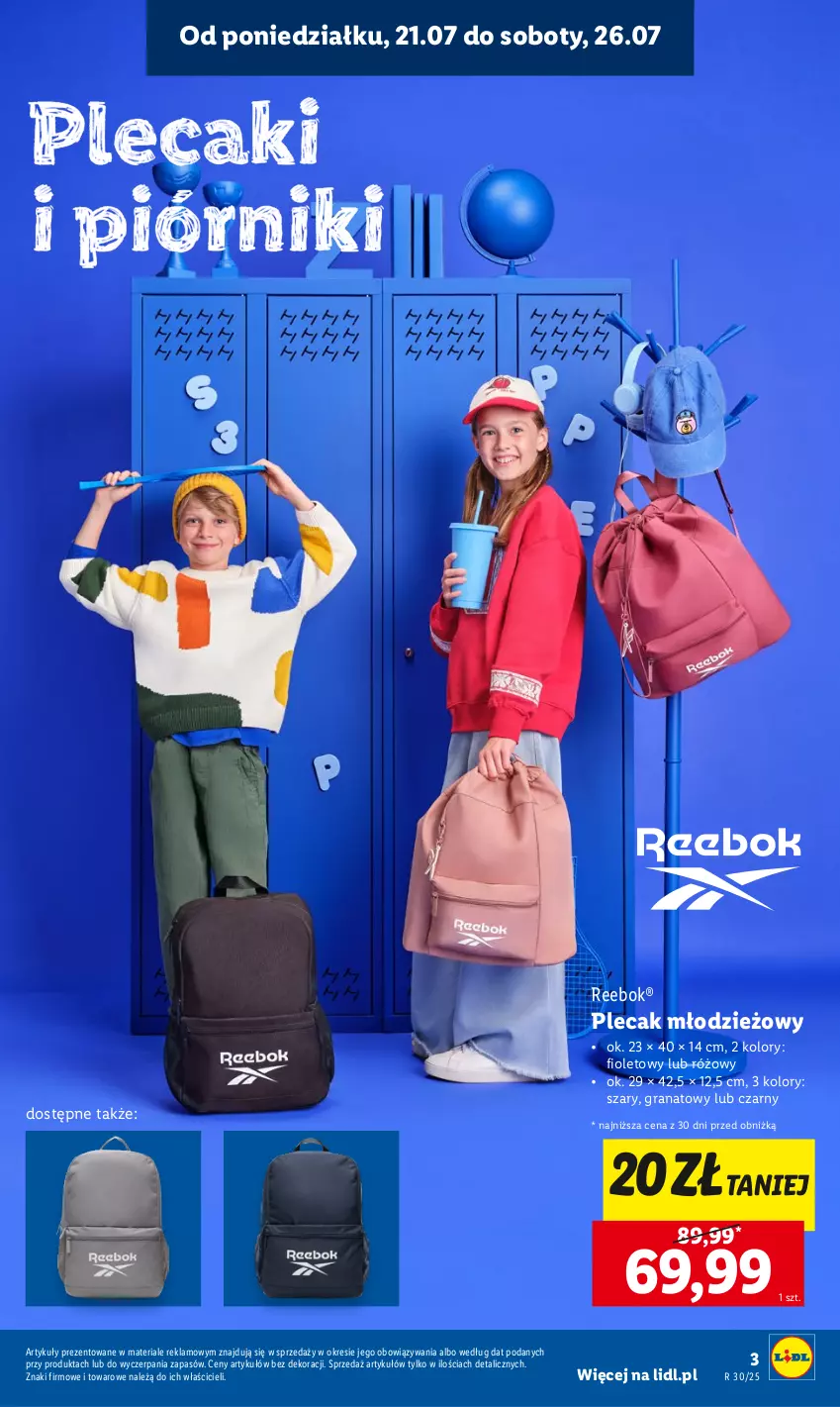 Gazetka promocyjna Lidl - KATALOG GOTOWI DO SZKOŁY - ważna 21.07 do 30.08.2025 - strona 5 - produkty: Gra, Granat, Plecak