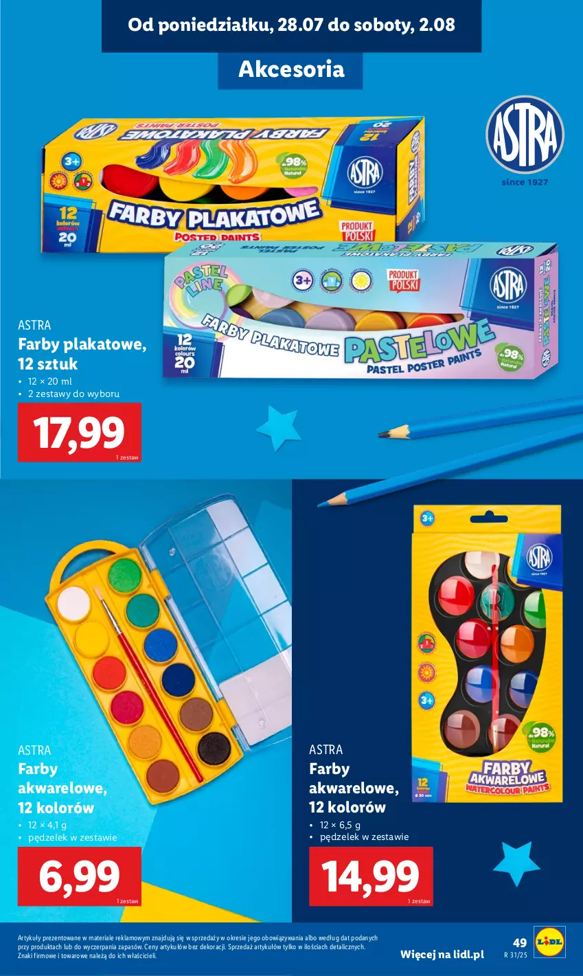 Gazetka promocyjna Lidl - KATALOG GOTOWI DO SZKOŁY - ważna 21.07 do 30.08.2025 - strona 51 - produkty: Fa