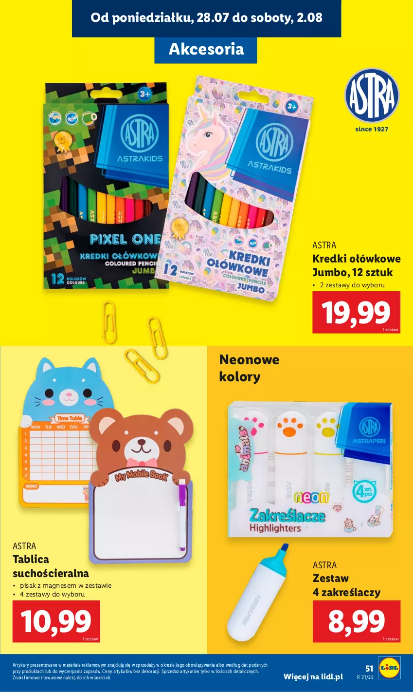 Gazetka promocyjna Lidl - KATALOG GOTOWI DO SZKOŁY - ważna 21.07 do 30.08.2025 - strona 53 - produkty: Tablica suchościeralna