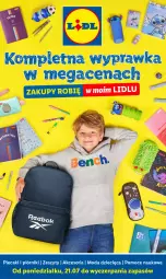 Gazetka promocyjna Lidl - KATALOG GOTOWI DO SZKOŁY - Gazetka - ważna od 30.08 do 30.08.2025 - strona 1 - produkty: Piórnik, Plecak, Moda, Dzieci