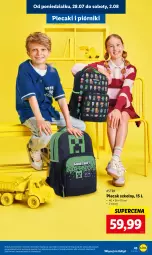 Gazetka promocyjna Lidl - KATALOG GOTOWI DO SZKOŁY - Gazetka - ważna od 30.08 do 30.08.2025 - strona 45 - produkty: Piórnik, Plecak