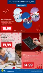 Gazetka promocyjna Lidl - KATALOG GOTOWI DO SZKOŁY - Gazetka - ważna od 30.08 do 30.08.2025 - strona 48 - produkty: Gra, Papier, Tablet, Cień, Klej, Bateria, Obraz