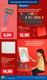 Gazetka promocyjna Lidl - KATALOG GOTOWI DO SZKOŁY - Gazetka - ważna od 30.08 do 30.08.2025 - strona 50 - produkty: Rama, Długopis, Flamastry, Grunt, Obraz