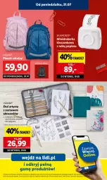 Gazetka promocyjna Lidl - KATALOG GOTOWI DO SZKOŁY - Gazetka - ważna od 30.08 do 30.08.2025 - strona 67 - produkty: Silvercrest, Gra, Papier, Plecak, Drukarka