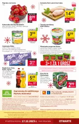 Gazetka promocyjna Stokrotka - Market - Gazetka - ważna od 20.12 do 20.12.2023 - strona 21 - produkty: Piwa, Piwo, Kurczak, Torebka, Warzywa, Ser, Gra, Wilson, Telefon, Twaróg, Filet z piersi kurczaka, Papryka czerwona, Papryka, Bonduelle, Szal, Karp, Kosz, O nas, Coca-Cola, Sałat, Przyprawy, Perła, Czekolada, Fanta, Owoce, Wagi, Grill, Sprite, Goal, Kamis, Napój, Mięso, Milka, Kukurydza, Fa