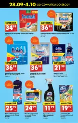 Gazetka promocyjna Biedronka - Od czwartku - Gazetka - ważna od 04.10 do 04.10.2023 - strona 53 - produkty: Domestos, Sól, NBA, Somat gold, Finish, Zawieszki, Płyn nabłyszczający, Somat, Zmywarki