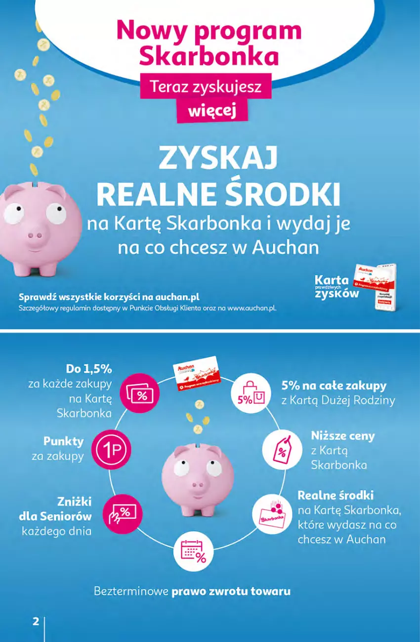 Gazetka promocyjna Auchan - przeNISKIE CENY produkty pewne przedobrego Hipermarkety - ważna 24.03 do 30.03.2022 - strona 2