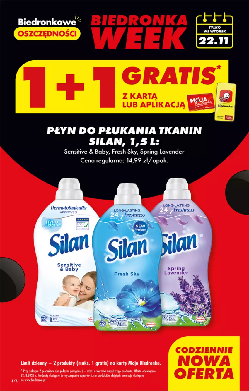 Gazetka promocyjna Biedronka - W tym tygodniu  P - ważna 21.11 do 26.11.2022 - strona 4 - produkty: Dron, Gra, Płyn do płukania, Silan