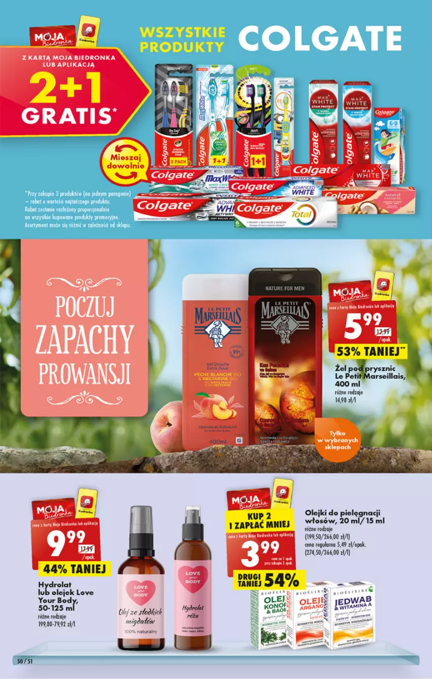 Gazetka promocyjna Biedronka - W tym tygodniu  P - ważna 21.11 do 26.11.2022 - strona 50 - produkty: Colgate, Dron, Gra, Hydrolat, LG, Olej