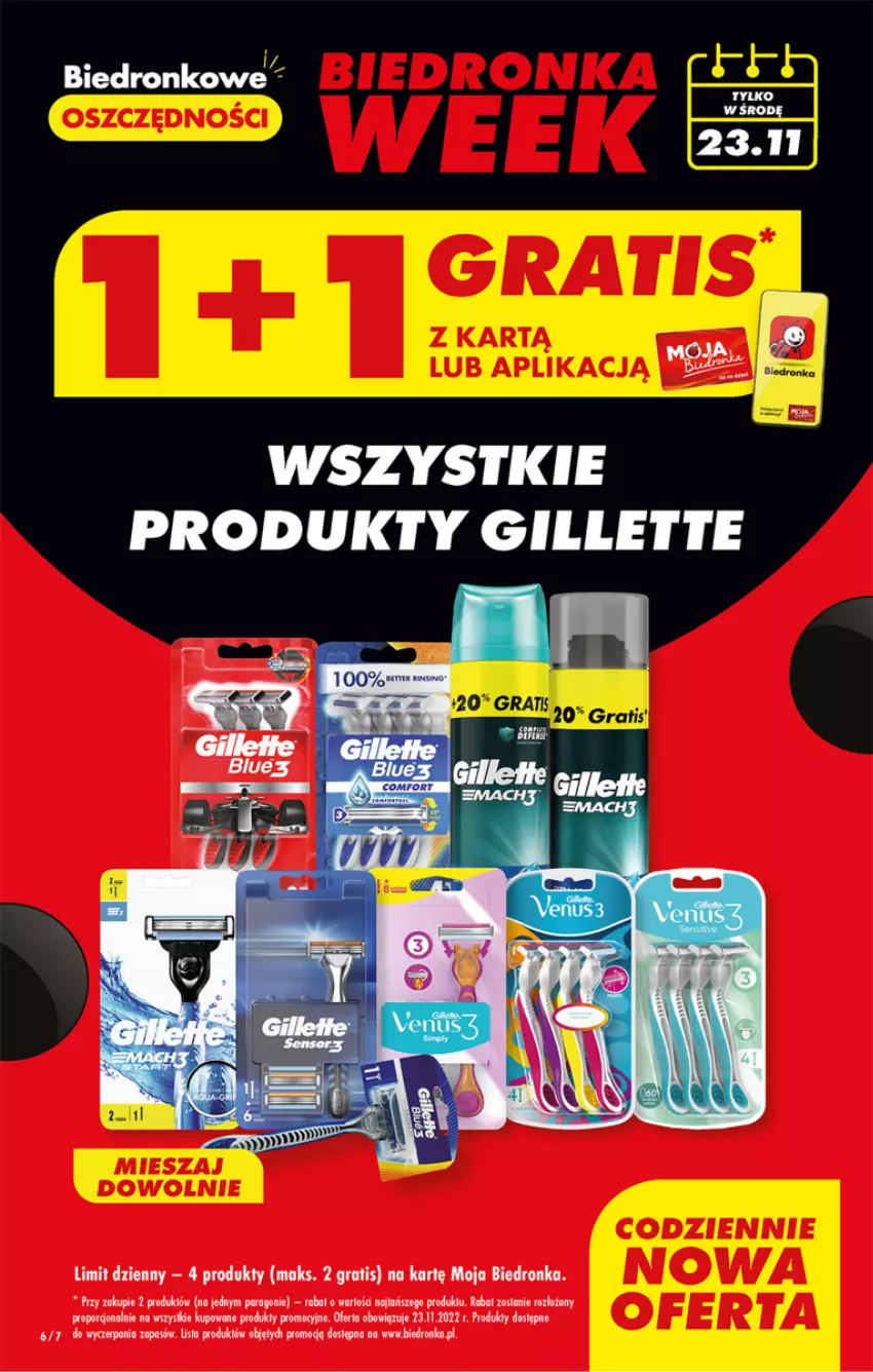 Gazetka promocyjna Biedronka - W tym tygodniu  P - ważna 21.11 do 26.11.2022 - strona 6 - produkty: Dron, Gillette, Gra