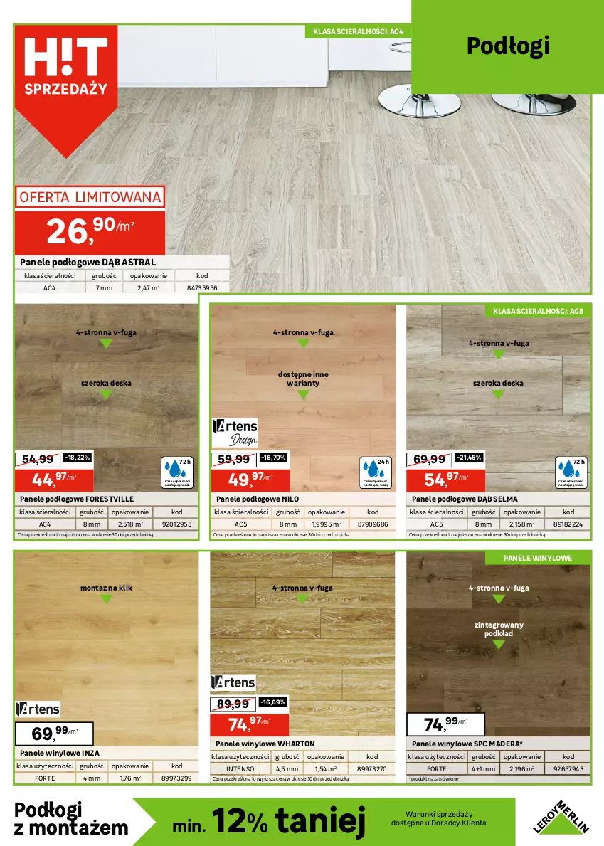 Gazetka promocyjna Leroy Merlin - Gazetka Leroy Merlin - ważna 04.06 do 24.06.2025 - strona 13 - produkty: Drzwi, Klamka, LG, Podkład, Por, Ser, Sok
