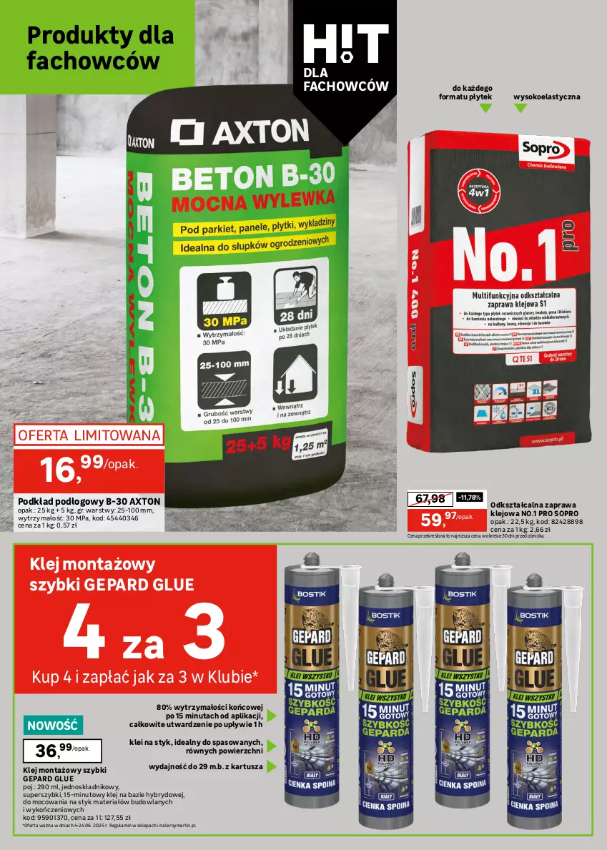 Gazetka promocyjna Leroy Merlin - Gazetka Leroy Merlin - ważna 04.06 do 24.06.2025 - strona 26 - produkty: Ceresit, Fa, Klej, Ogrzewanie, Olej, Podkład, Podkład podłogowy, Por, Sok, Tran, Tusz, Zaprawa klejowa