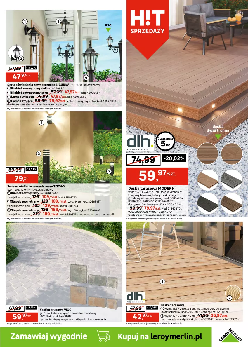 Gazetka promocyjna Leroy Merlin - Gazetka Leroy Merlin - ważna 04.06 do 24.06.2025 - strona 9 - produkty: Gra, Kamera, Lampa, Lampa wisząca, Mus, Orka, Rama, Ser, Słupek, Sos