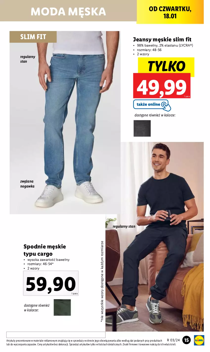 Gazetka promocyjna Lidl - GAZETKA - ważna 15.01 do 20.01.2024 - strona 17 - produkty: Moda, Sok