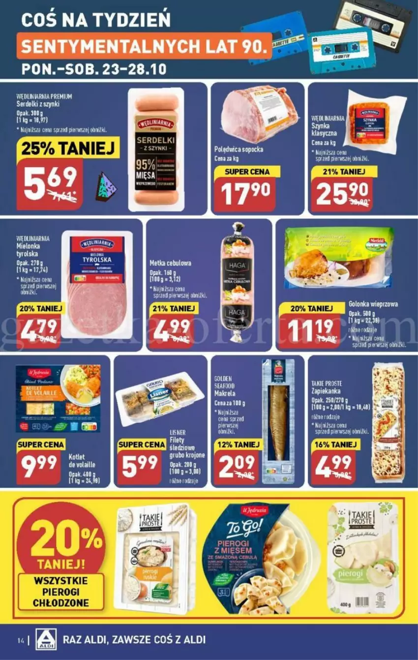 Gazetka promocyjna Aldi - ważna 23.10 do 28.10.2023 - strona 6 - produkty: Fa, Polędwica, Pur