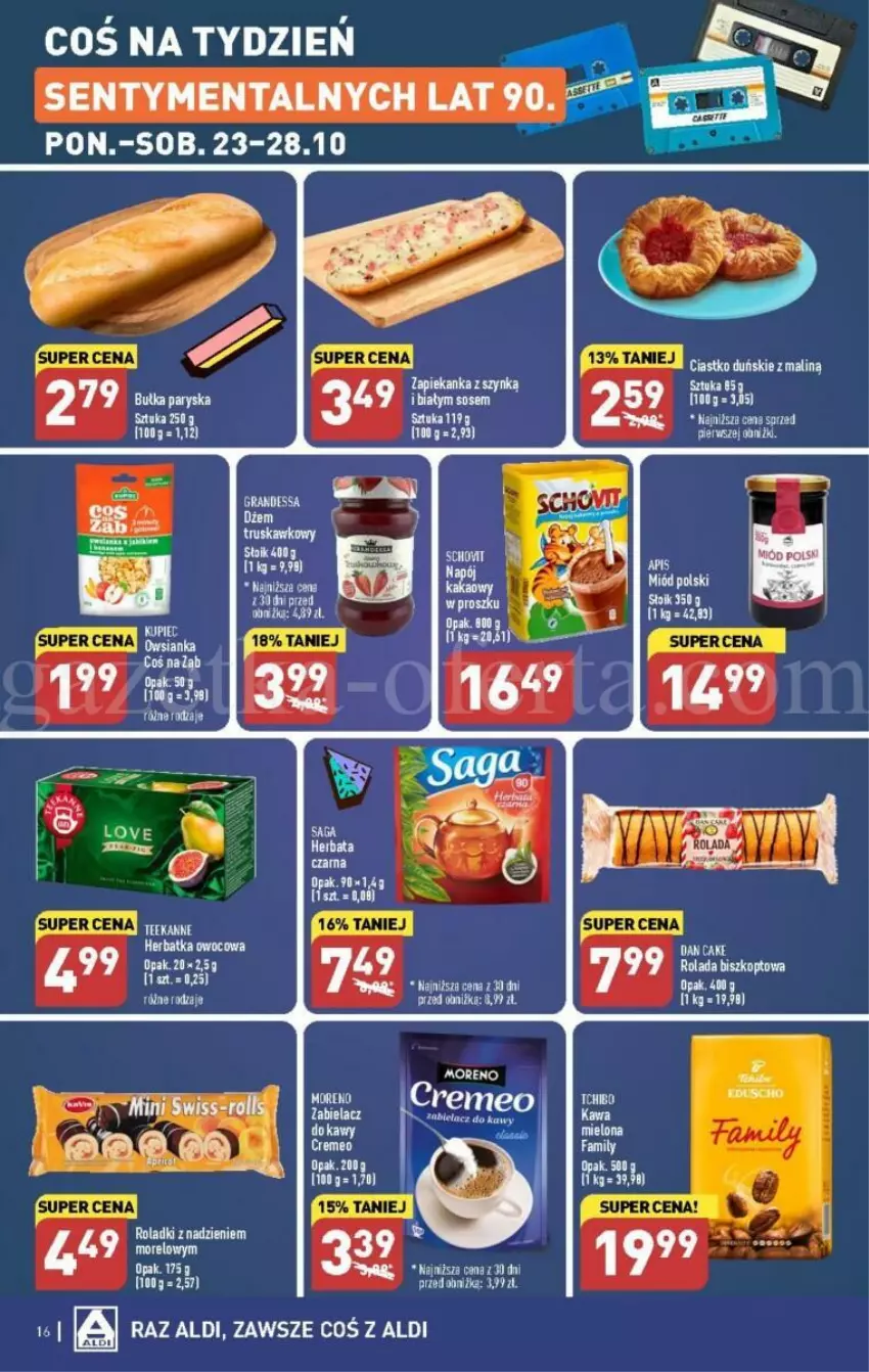 Gazetka promocyjna Aldi - ważna 23.10 do 28.10.2023 - strona 8 - produkty: Dan Cake, Miód, Rolada