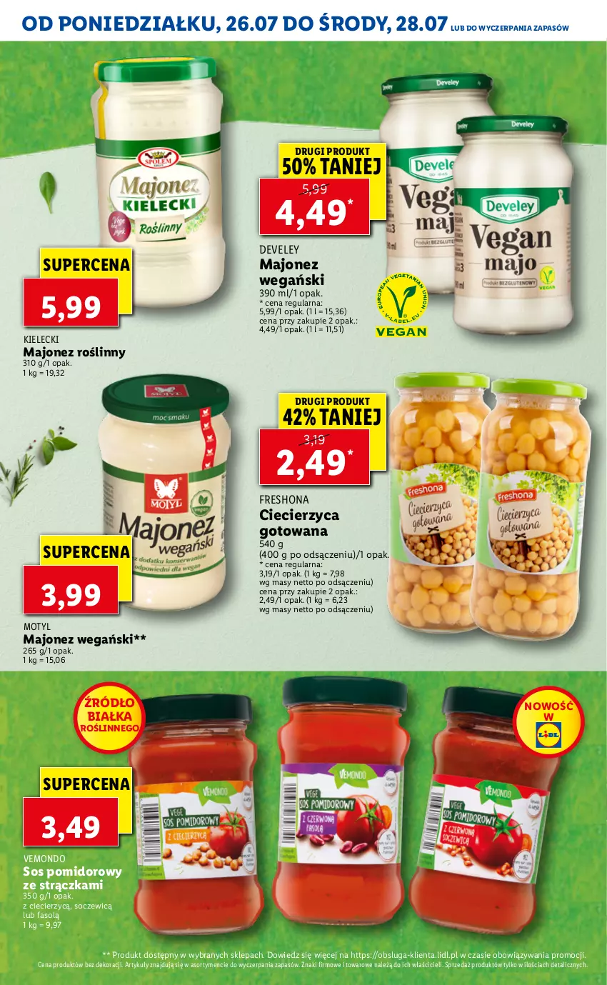 Gazetka promocyjna Lidl - KATALOG VEMONDO - ważna 26.07 do 30.07.2021 - strona 11 - produkty: Fa, Majonez, Sos, Sos pomidorowy