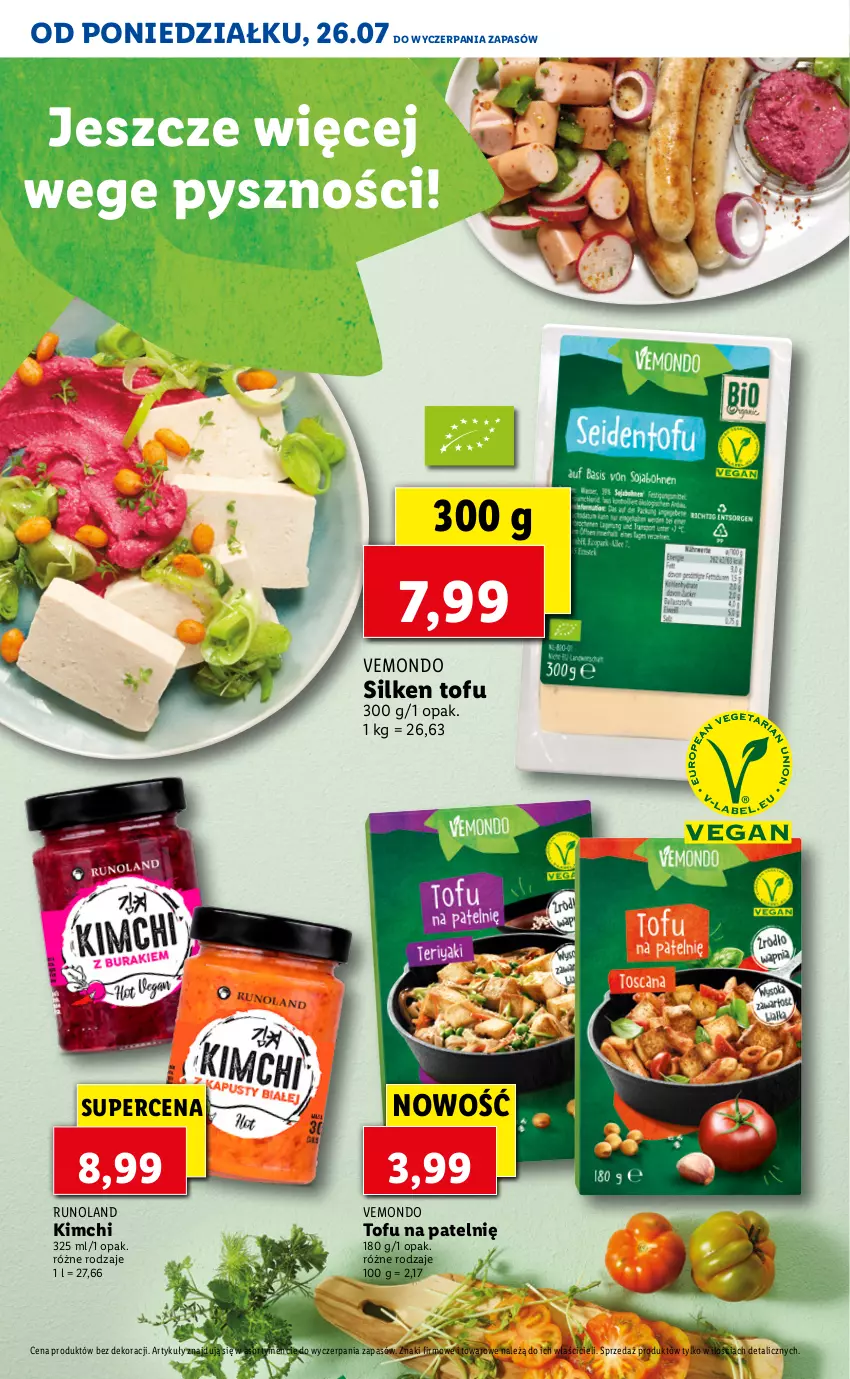 Gazetka promocyjna Lidl - KATALOG VEMONDO - ważna 26.07 do 30.07.2021 - strona 6 - produkty: Runoland, Tofu