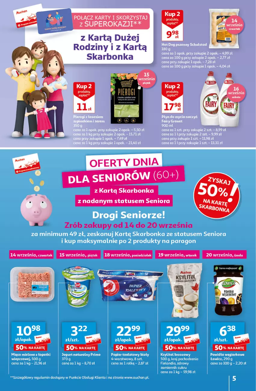 Gazetka promocyjna Auchan - Gazetka MAXI rewelacje! Hipermarket Auchan - ważna 14.09 do 20.09.2023 - strona 5