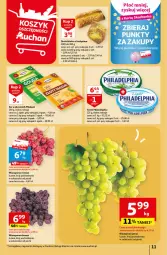 Gazetka promocyjna Auchan - Gazetka MAXI rewelacje! Hipermarket Auchan - Gazetka - ważna od 20.09 do 20.09.2023 - strona 11 - produkty: Ser, Inka, Serek, Winogrona, Wino, Philadelphia