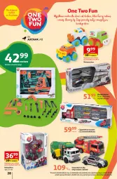 Gazetka promocyjna Auchan - Gazetka MAXI rewelacje! Hipermarket Auchan - Gazetka - ważna od 20.09 do 20.09.2023 - strona 28 - produkty: Helikopter, Samochód, Chodzik, Robot, Mars, Zestaw narzędzi