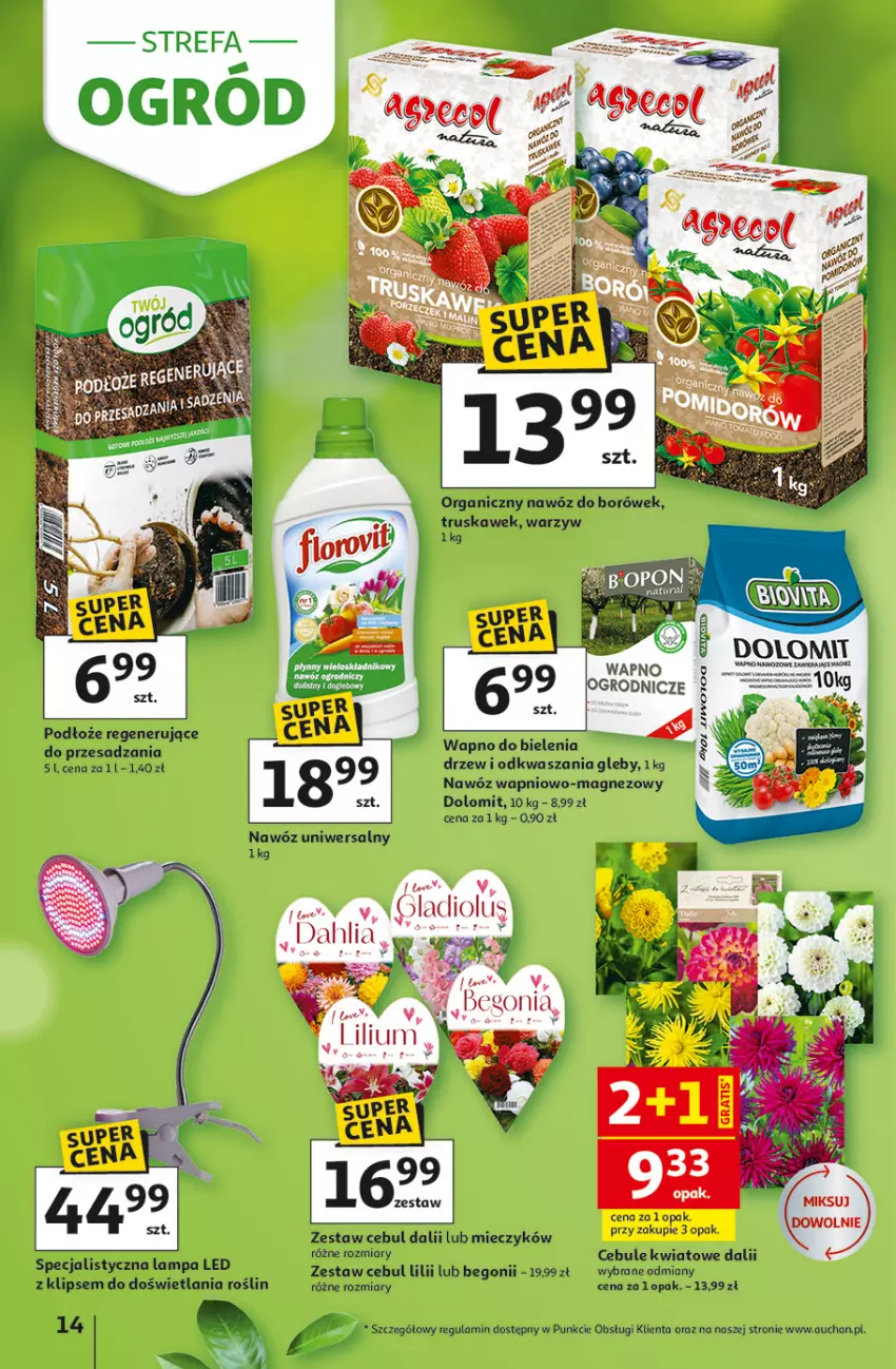 Gazetka promocyjna Auchan - Gazetka 30 Lat Hipermarket Auchan - ważna 05.03 do 11.03.2026 - strona 14 - produkty: Amica, Lampa, Lampa LED, Magnez, Miecz, Nawóz