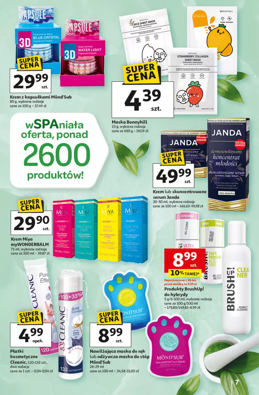 Gazetka promocyjna Auchan - Gazetka 30 Lat Hipermarket Auchan - ważna 05.03 do 11.03.2026 - strona 7 - produkty: Cleanic, Maska, Maska do stóp, Rum, Ser, Serum