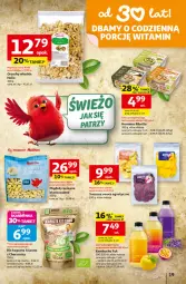 Gazetka promocyjna Auchan - Gazetka 30 Lat Hipermarket Auchan - Gazetka - ważna od 11.03 do 11.03.2026 - strona 19 - produkty: Hummus, Migdały łuskane, Mus, Migdały, Bell, Owoce, Bella, Helio