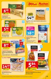 Gazetka promocyjna Auchan - Gazetka 30 Lat Hipermarket Auchan - Gazetka - ważna od 11.03 do 11.03.2026 - strona 23 - produkty: Warzywa, Paluszki rybne, Lody, Kalmar, Krewetki, Kalmary, Hortex, Fa