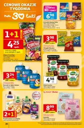 Gazetka promocyjna Auchan - Gazetka 30 Lat Hipermarket Auchan - Gazetka - ważna od 11.03 do 11.03.2026 - strona 26 - produkty: Lubella, Cheetos, Ser, Gra, Gerber, Orzeszki, Bell, Chipsy, Chrupki, Dżem, Serek, Czekolada, Crunchips, Bella, Felix, Deser, Orzeszki ziemne, Granola, Jagodzianka