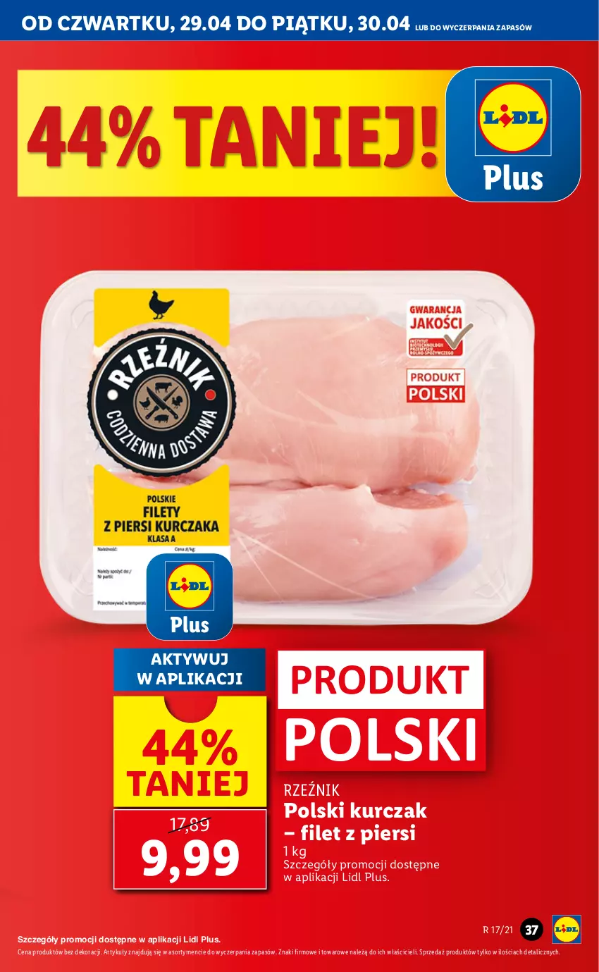 Gazetka promocyjna Lidl - GAZETKA - ważna 29.04 do 30.04.2021 - strona 37 - produkty: Kurczak