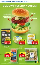 Gazetka promocyjna Lidl - GAZETKA - Gazetka - ważna od 30.04 do 30.04.2021 - strona 17 - produkty: Ser, Hamburger, Kiełki, Burger, Flora, Grill, Roślinny burger, Lisner