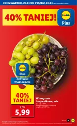 Gazetka promocyjna Lidl - GAZETKA - Gazetka - ważna od 30.04 do 30.04.2021 - strona 35 - produkty: Winogrona, Winogrona bezpestkowe, Wino