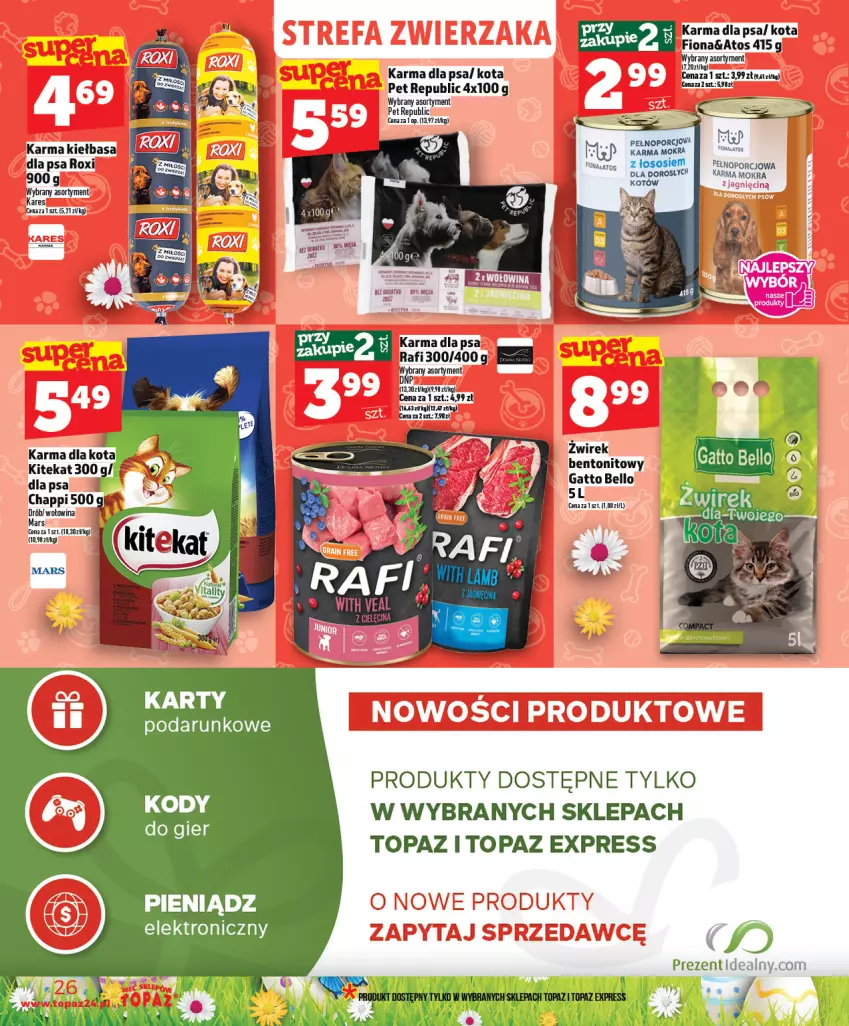 Gazetka promocyjna Topaz - Gazetka - ważna 19.03 do 25.03.2026 - strona 26 - produkty: Fa, Por, Top