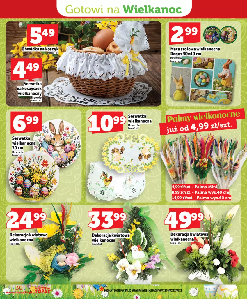 Gazetka promocyjna Topaz - Gazetka - ważna 19.03 do 25.03.2026 - strona 30 - produkty: Ser
