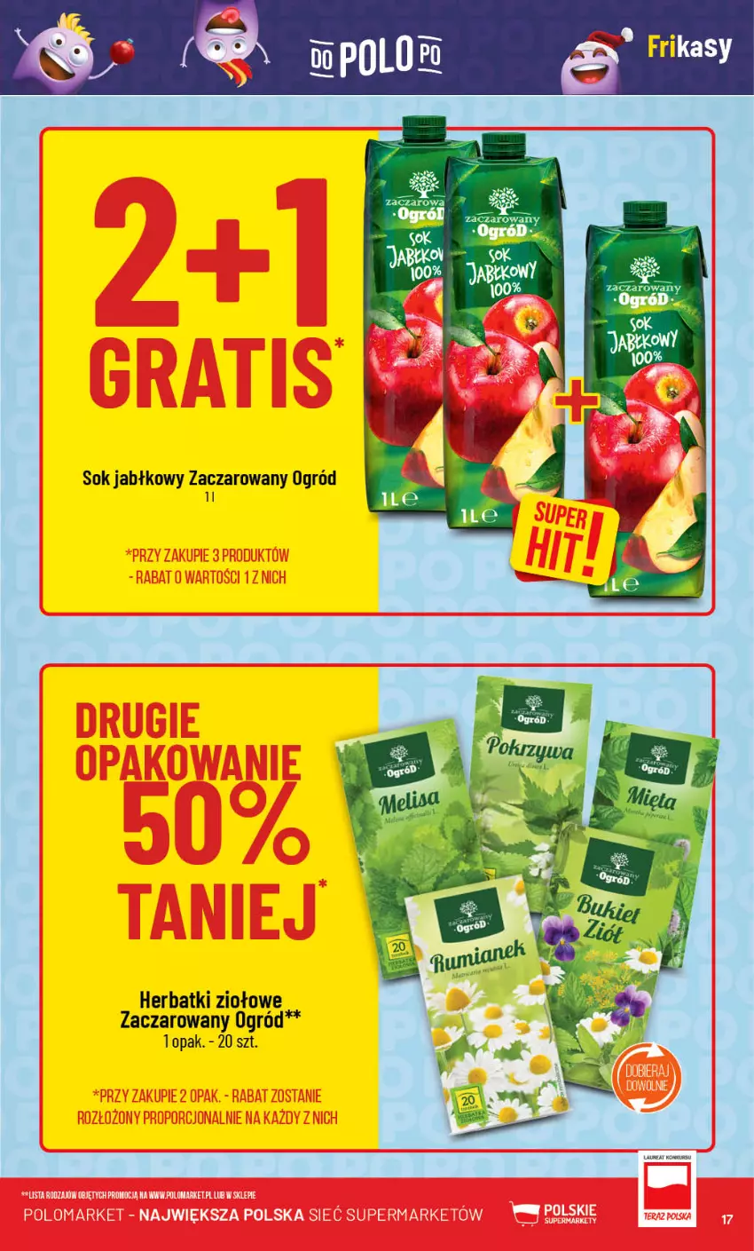 Gazetka promocyjna PoloMarket - Gazetka pomocyjna - ważna 29.11 do 05.12.2023 - strona 17 - produkty: Ogród, Sok, Sok jabłkowy