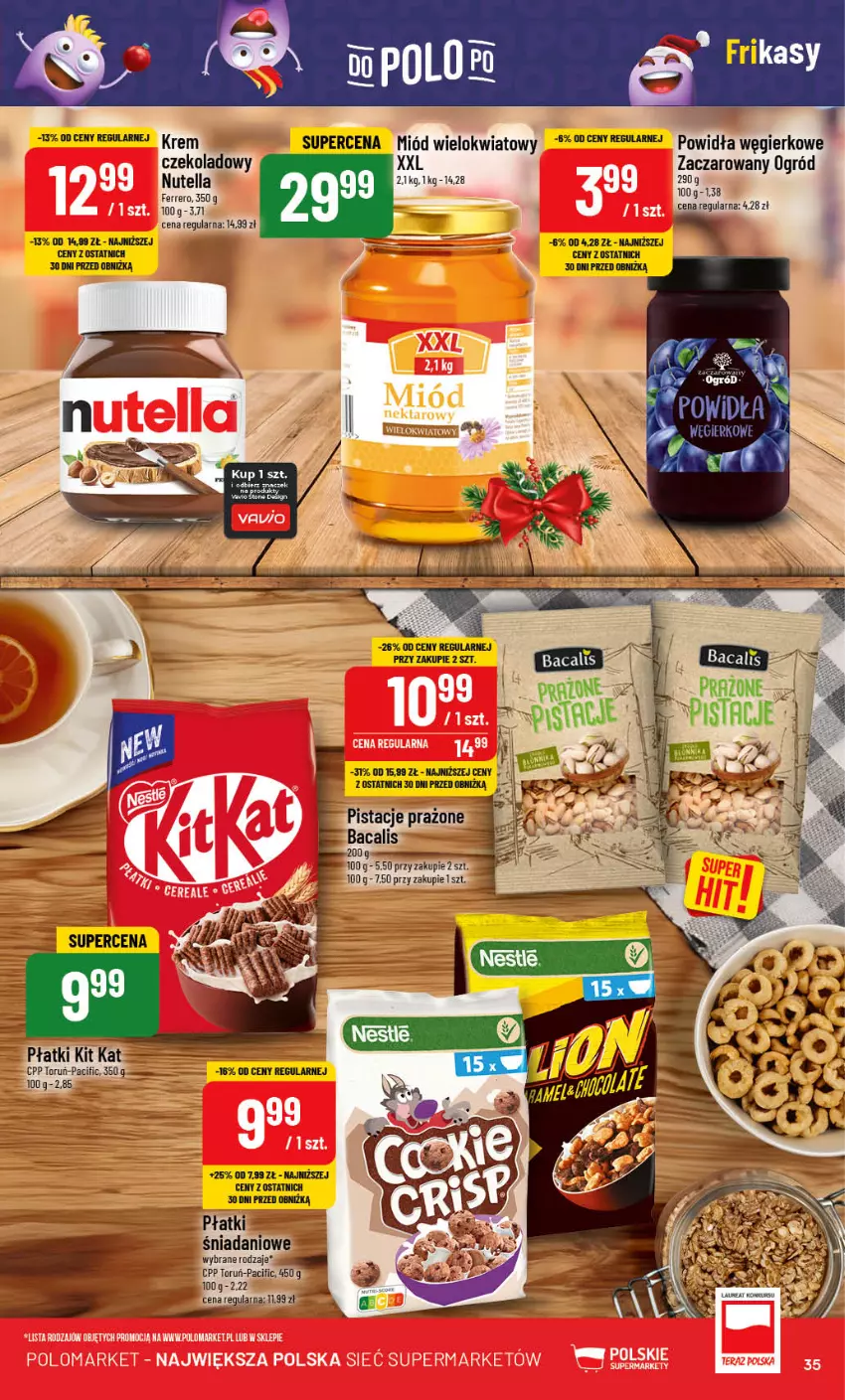 Gazetka promocyjna PoloMarket - Gazetka pomocyjna - ważna 29.11 do 05.12.2023 - strona 35 - produkty: Cif, Danio, Miód, Nutella, Ogród, Pistacje