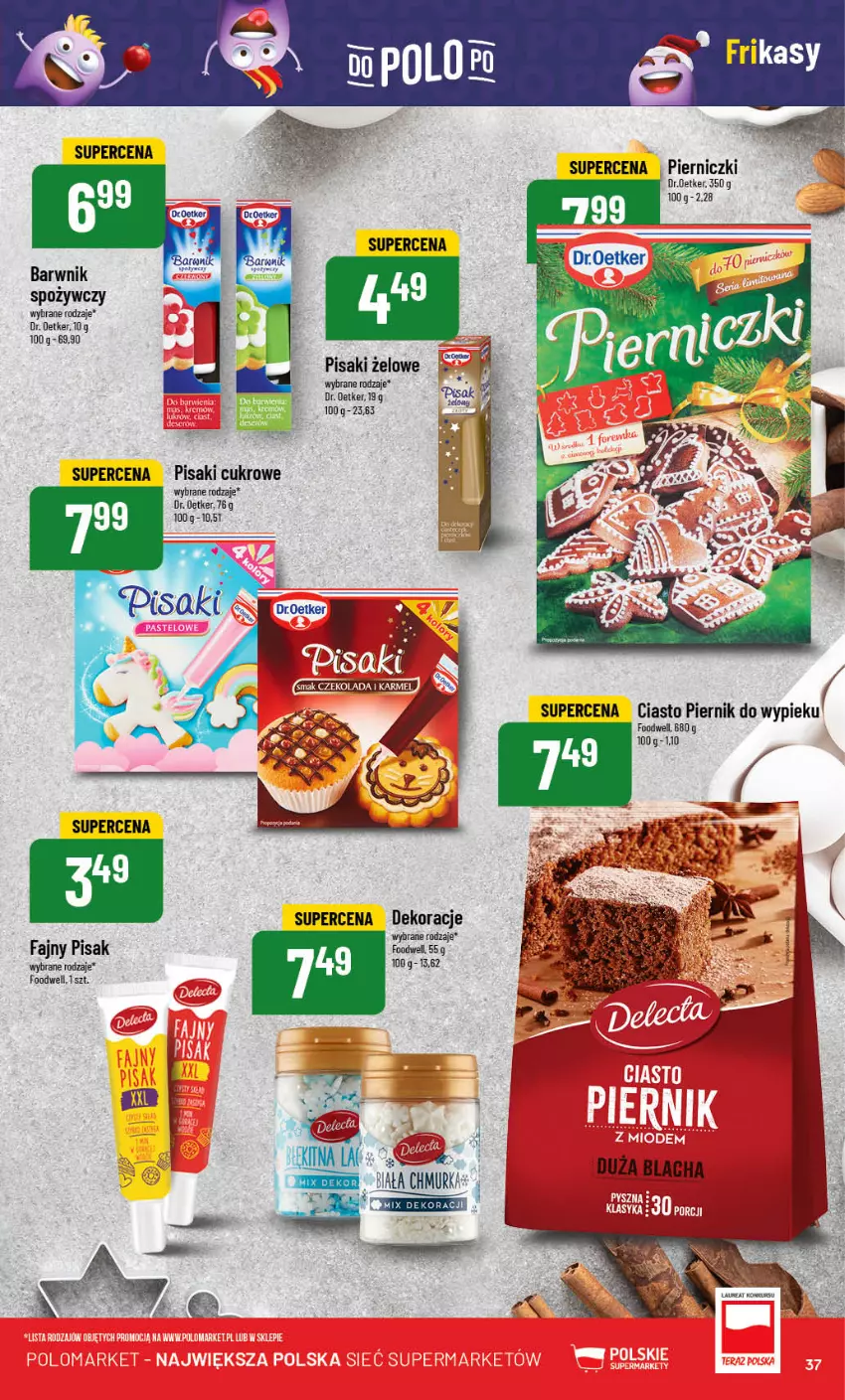 Gazetka promocyjna PoloMarket - Gazetka pomocyjna - ważna 29.11 do 05.12.2023 - strona 37 - produkty: Dr. Oetker, Fa