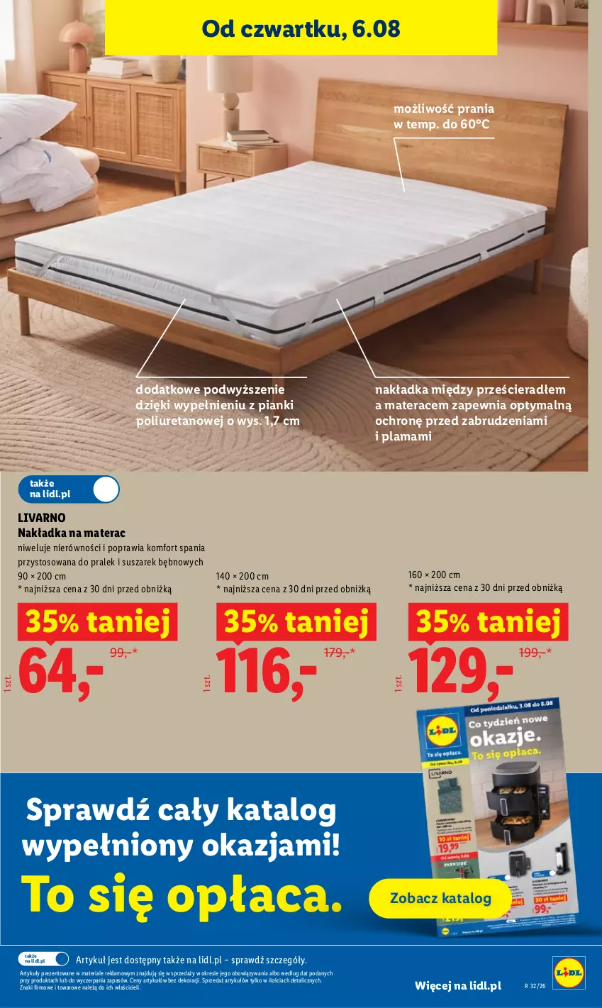 Gazetka promocyjna Lidl - Gazetka ważna od 6.08 do 8.08 - ważna 06.08 do 08.08.2026 - strona 39 - produkty: Ivar, Materac, Tera