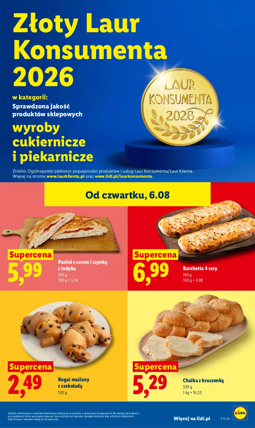 Gazetka promocyjna Lidl - Gazetka ważna od 6.08 do 8.08 - ważna 06.08 do 08.08.2026 - strona 53 - produkty: Cukier, Laur, Rogal, Ser