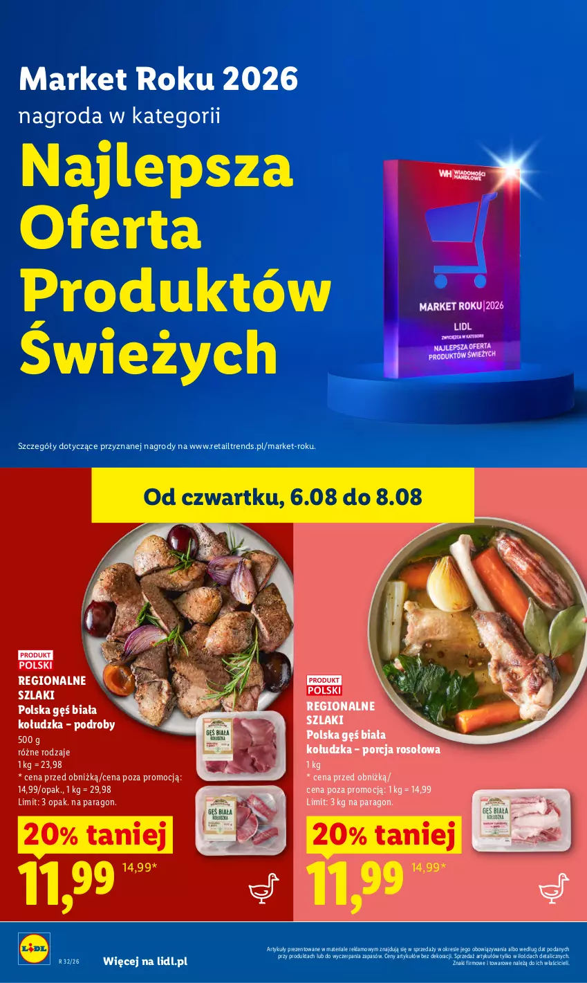 Gazetka promocyjna Lidl - Gazetka ważna od 6.08 do 8.08 - ważna 06.08 do 08.08.2026 - strona 56 - produkty: Por