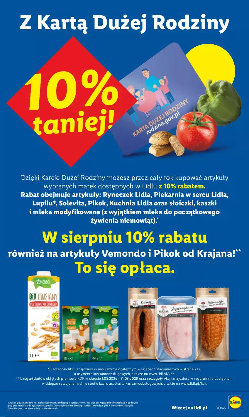 Gazetka promocyjna Lidl - Gazetka ważna od 6.08 do 8.08 - ważna 06.08 do 08.08.2026 - strona 77 - produkty: Kuchnia, PIKOK, Ser, Słoiczki