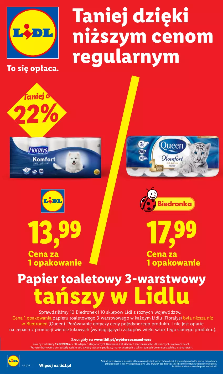 Gazetka promocyjna Lidl - Gazetka ważna od 6.08 do 8.08 - ważna 06.08 do 08.08.2026 - strona 8 - produkty: Dron, Flora, Gra, Papier, Papier toaletowy, Por, Rama