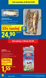 Gazetka promocyjna Lidl - Gazetka ważna od 6.08 do 8.08 - Gazetka - ważna od 08.08 do 08.08.2026 - strona 14 - produkty: Pstrąg tęczowy, Mlekovita, Pstrąg, Mleko