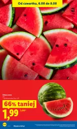Gazetka promocyjna Lidl - Gazetka ważna od 6.08 do 8.08 - Gazetka - ważna od 08.08 do 08.08.2026 - strona 20 - produkty: Arbuz