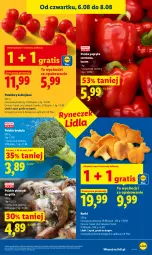 Gazetka promocyjna Lidl - Gazetka ważna od 6.08 do 8.08 - Gazetka - ważna od 08.08 do 08.08.2026 - strona 45 - produkty: Piec, Gra, Papryka czerwona, Papryka, Brokuły, Grill, Pomidory