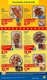 Gazetka promocyjna Lidl - Gazetka ważna od 6.08 do 8.08 - Gazetka - ważna od 08.08 do 08.08.2026 - strona 51 - produkty: Kiełbasa podwawelska, Wawel, PIKOK, Burger, Morliny, Kabanos, Grill, Kiełbasa, Kiełbasa śląska