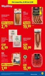 Gazetka promocyjna Lidl - Gazetka ważna od 6.08 do 8.08 - Gazetka - ważna od 08.08 do 08.08.2026 - strona 63 - produkty: Piec, Pur, Bresaola, Szynka, PIKOK, Schab wieprzowy, Boczek, Frankfurterki, Kabanos, Kiełbasa