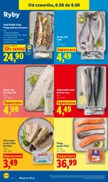 Gazetka promocyjna Lidl - Gazetka ważna od 6.08 do 8.08 - Gazetka - ważna od 08.08 do 08.08.2026 - strona 64 - produkty: Por, Pstrąg tęczowy, Tusz, Pstrąg, Dorsz